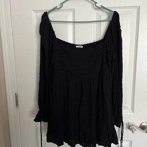 Black Long Sleeve Tunic